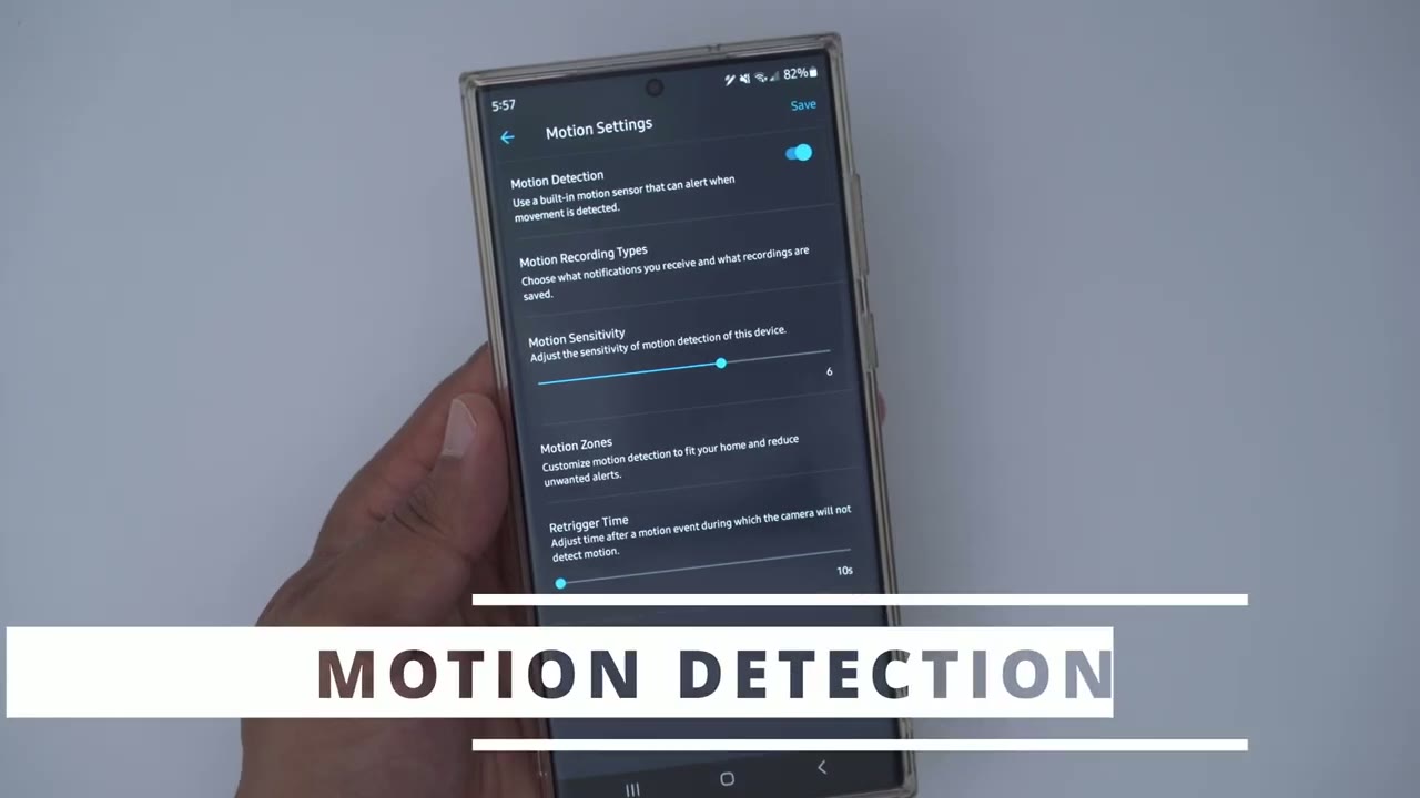 Screenshot — Motion Detection