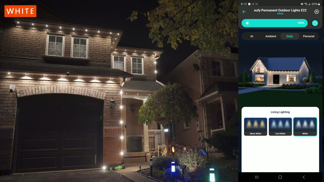 Screenshot — Personal Light Effects