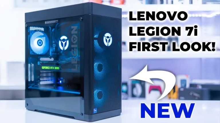 Video thumbnail — NEW Lenovo Legion 7i PC First Look - i9 12900K & RTX 3080!