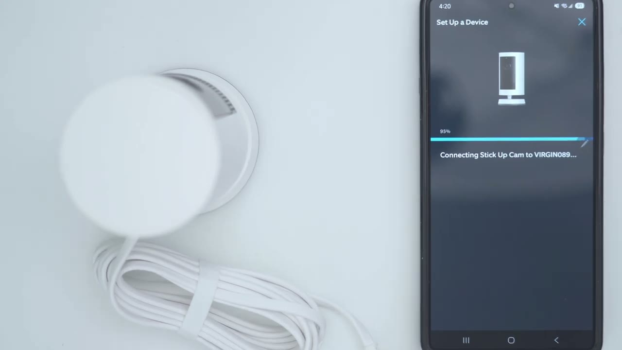 Screenshot — Ring App Settings