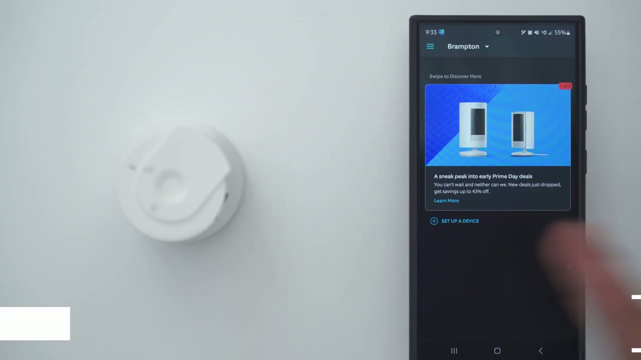 Screenshot — Ring App Setup