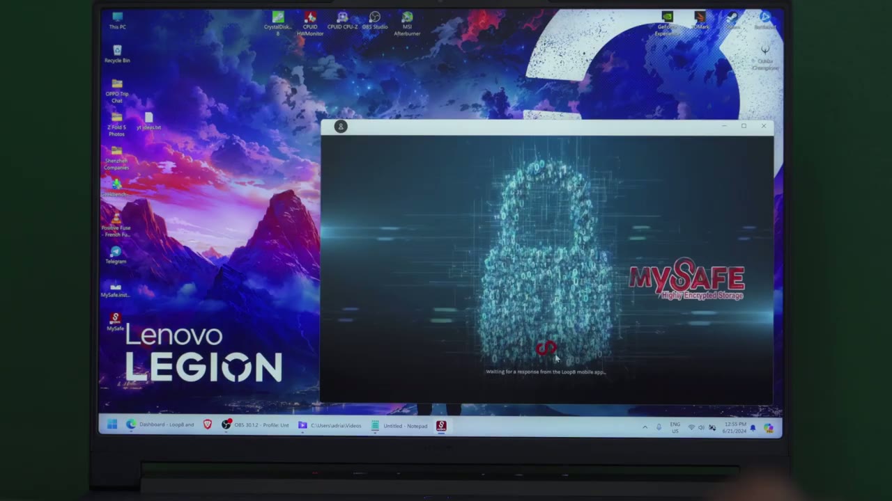 Screenshot — MySafe Vault