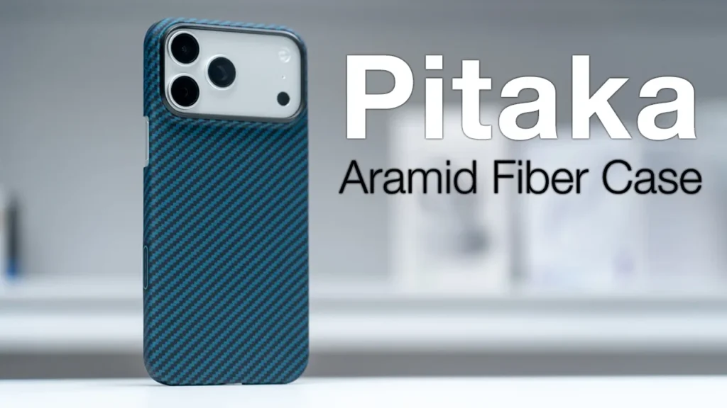 Video thumbnail — Pitaka Ultra Slim & ProGuard Aramid Fiber Cases - iPhone 17 Pro Max!
