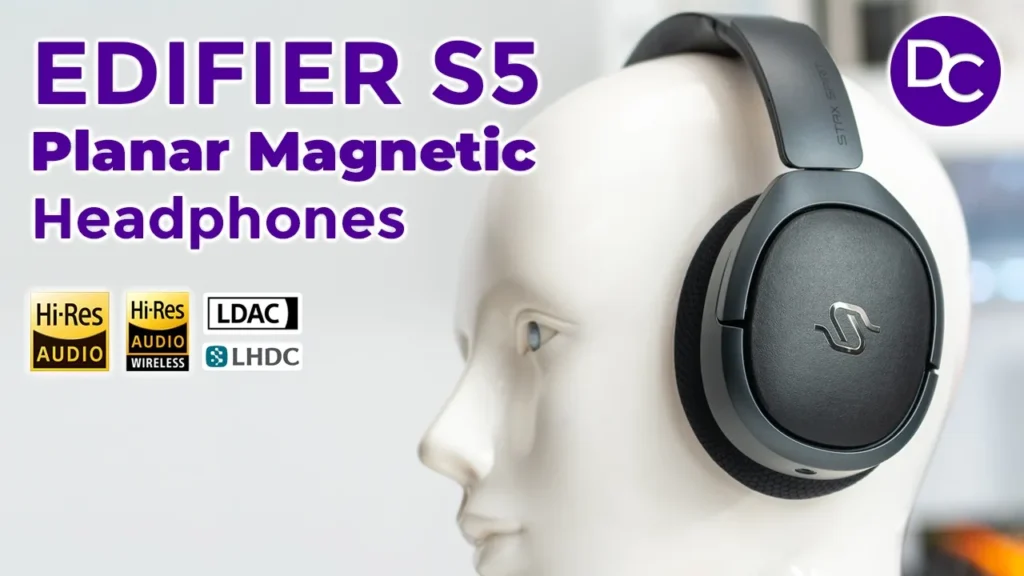 Video thumbnail — PRISTINE Audio! Planar Magnetic Headphones | Edifier Stax Spirit S5 Review 🎶 🎧