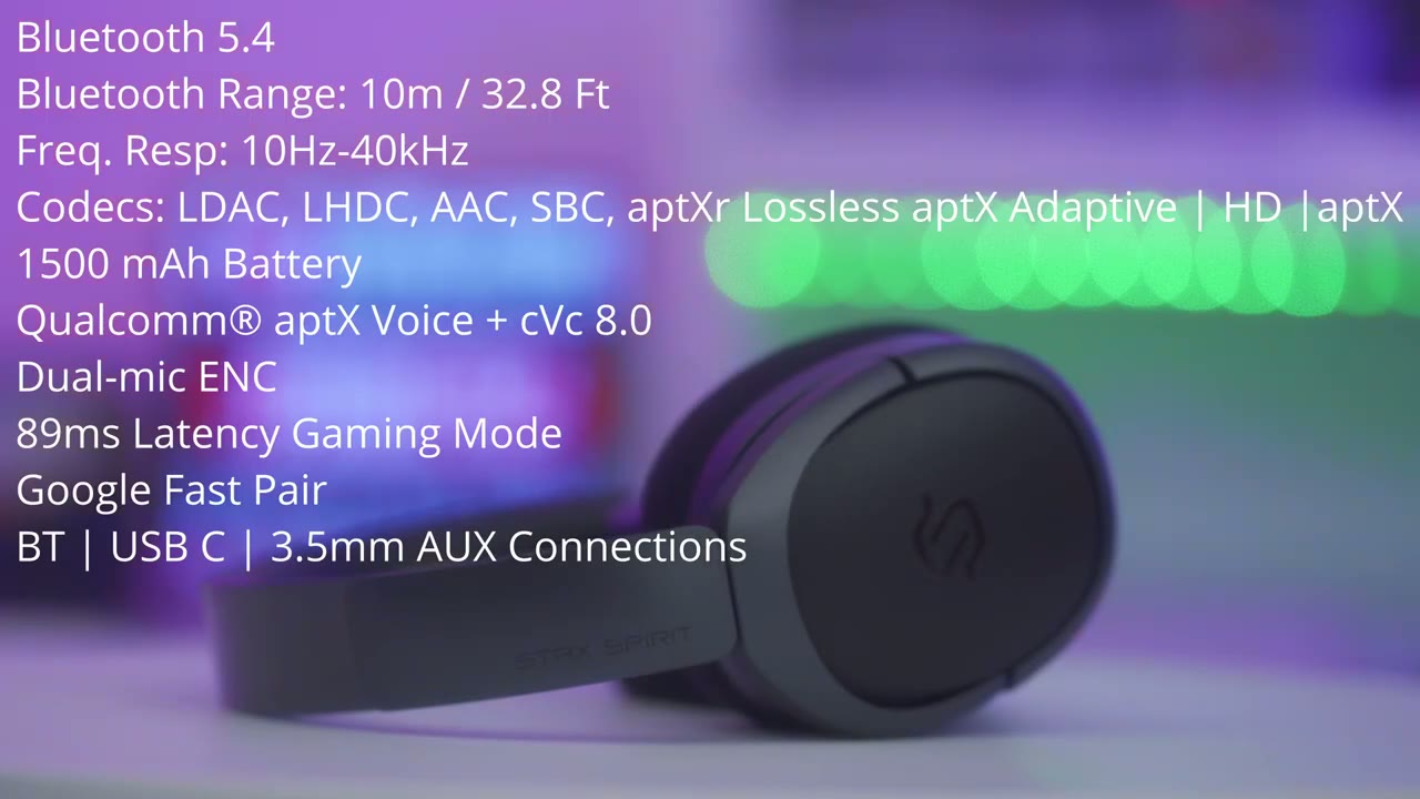 Screenshot — Specs