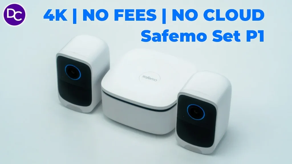 Video thumbnail — PRIVACY Minded Security Camera! Safemo P1 4K Solar Security Camera