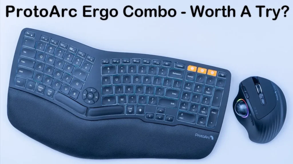 Video thumbnail — ProtoArc Ergonomic Keyboard & Mouse Review - Save Your Wrist!