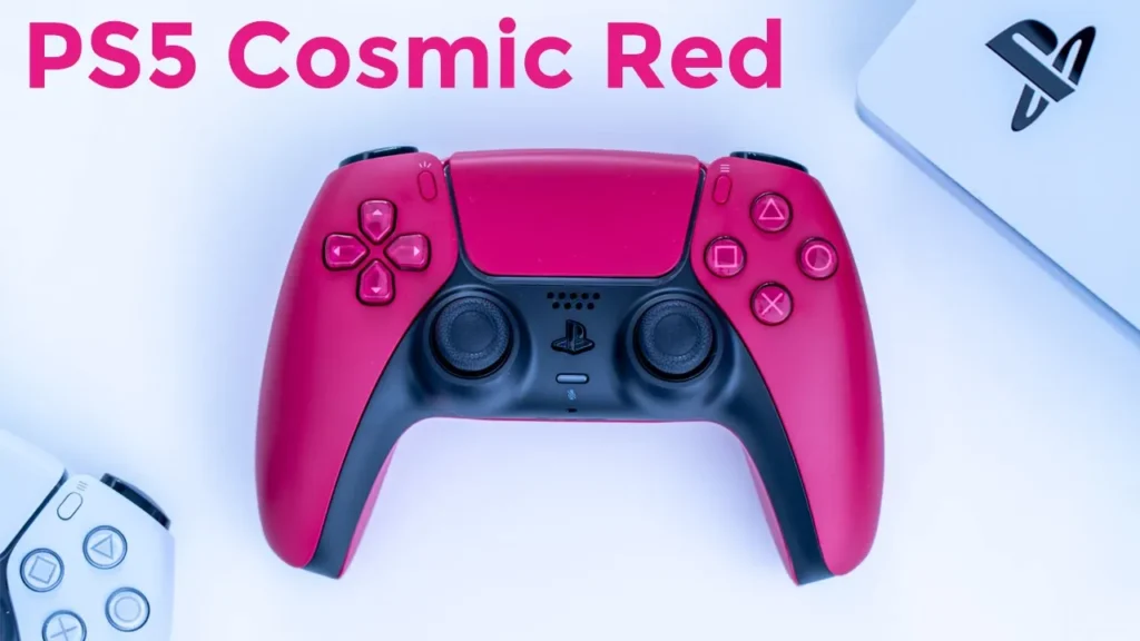 Video thumbnail — PS5 Cosmic Red DualSense Controller - Quick Look