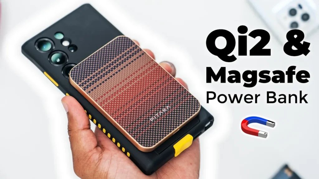Video thumbnail — Qi2 & MagSafe Charging! 🔋⚡ Pitaka Aramid Fiber Power Bank