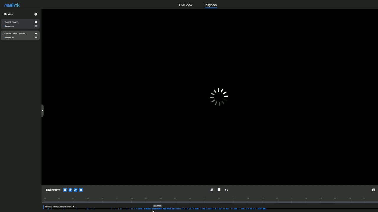 Screenshot — Reolink Software