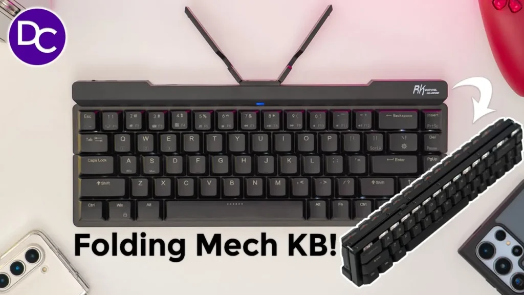 Video thumbnail — Royal Kludge F68 Folding Mech Keyboard - It Goes Anywhere! ⌨️