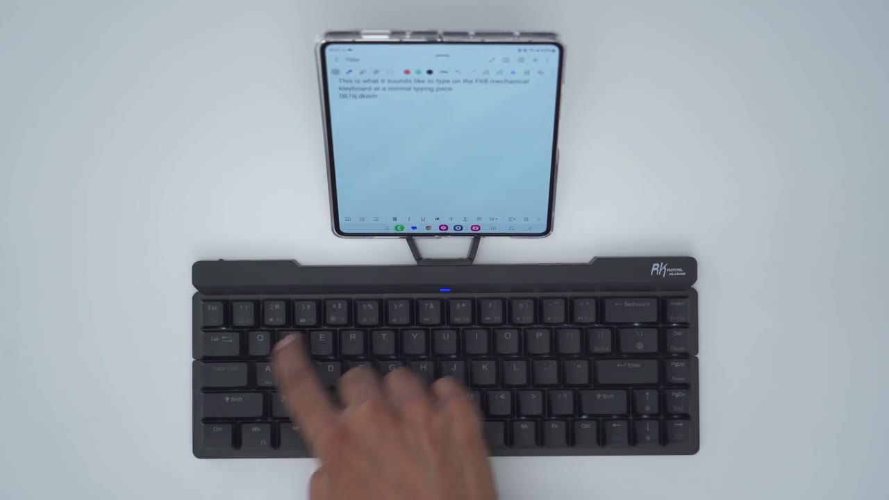 Screenshot — Typing