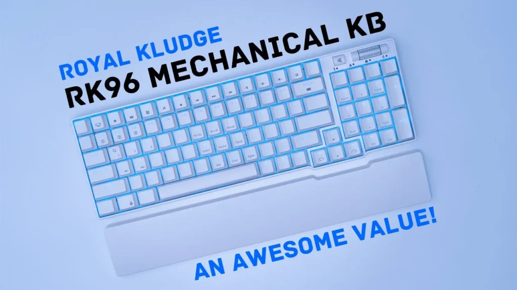 Video thumbnail — Royal Kludge RK96 Mechanical Keyboard Review - Just Solid!