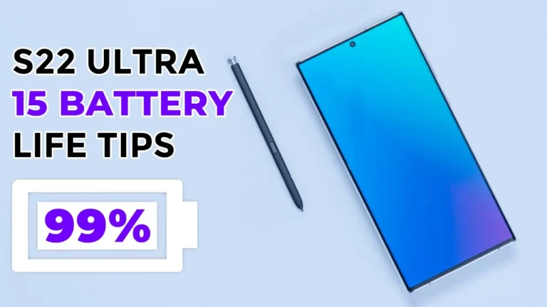 Video thumbnail — S22 Ultra Battery Life Settings You SHOULD Know!