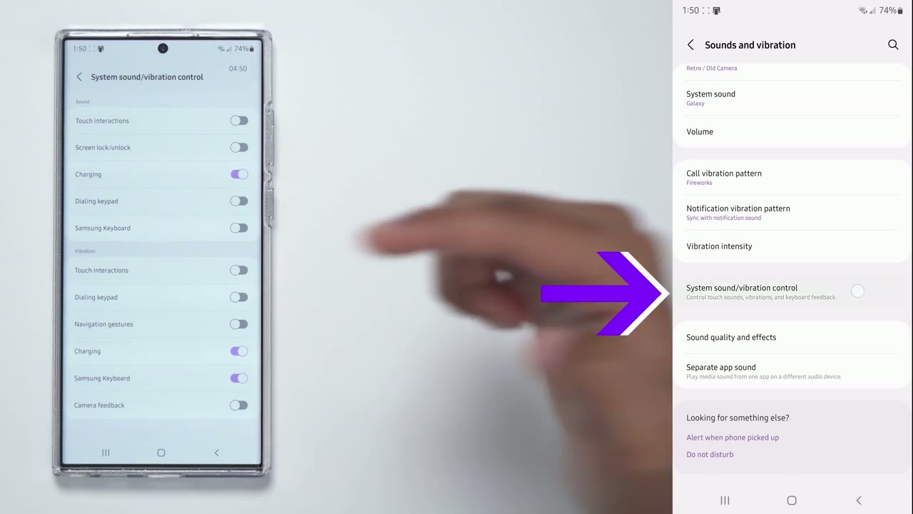 Screenshot — Tip 3 - Vibration Control
