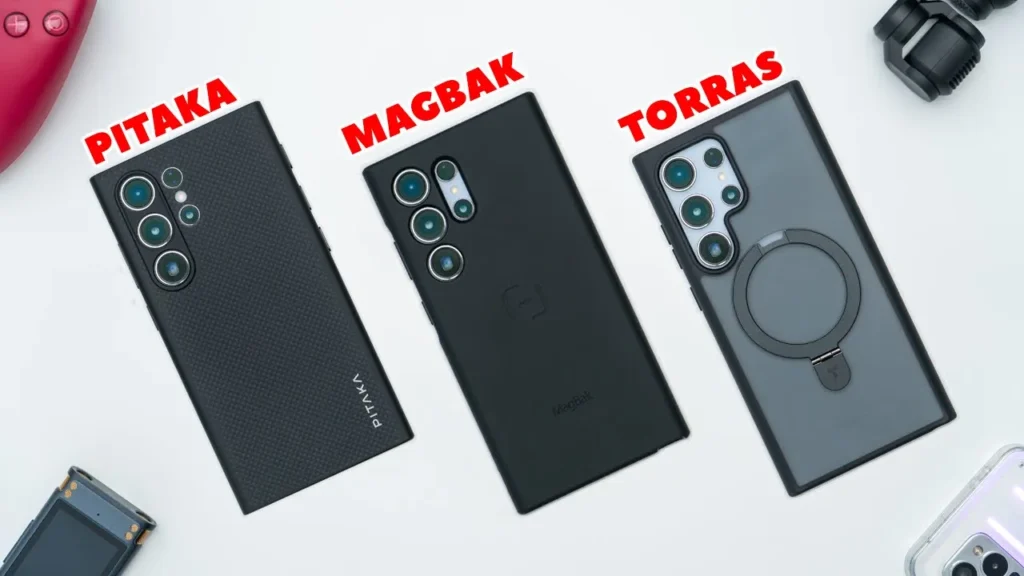 Video thumbnail — S24 Ultra Case BATTLE 💪 Magbak vs Pitaka vs Torras!