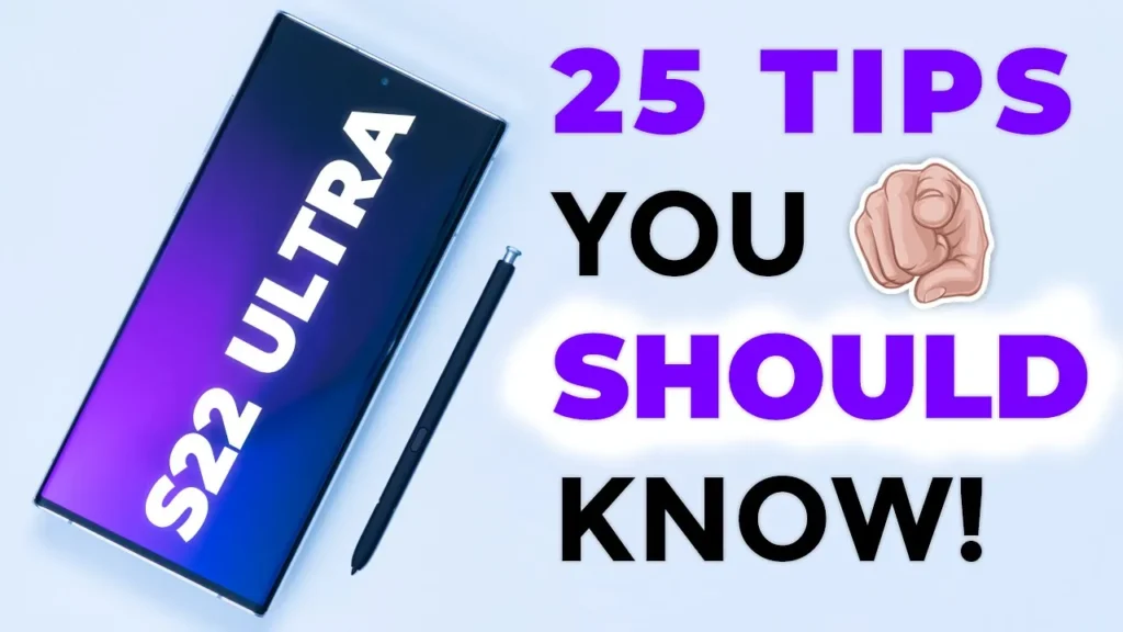 Video thumbnail — Samsung Galaxy S22 Ultra - 25 Settings You SHOULD Know!