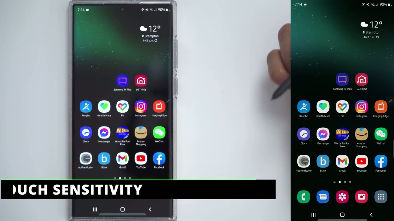 Screenshot — Tip 4 - Touch Sensitivity