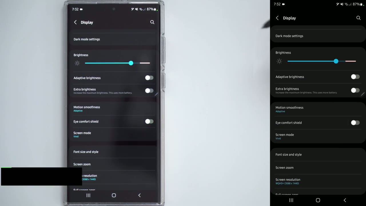 Screenshot — Tip 11 - Screen Dimming