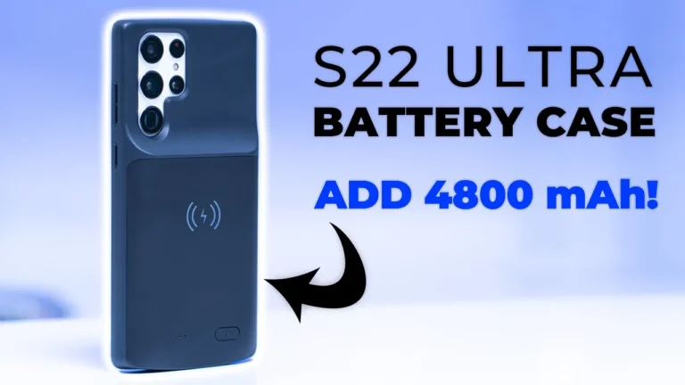 Video thumbnail — Samsung Galaxy S22 Ultra Battery Case - Best Battery Case?