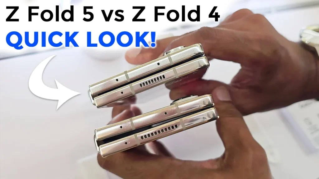 Video thumbnail — Samsung Galaxy Z Fold 5 Quick First Look!