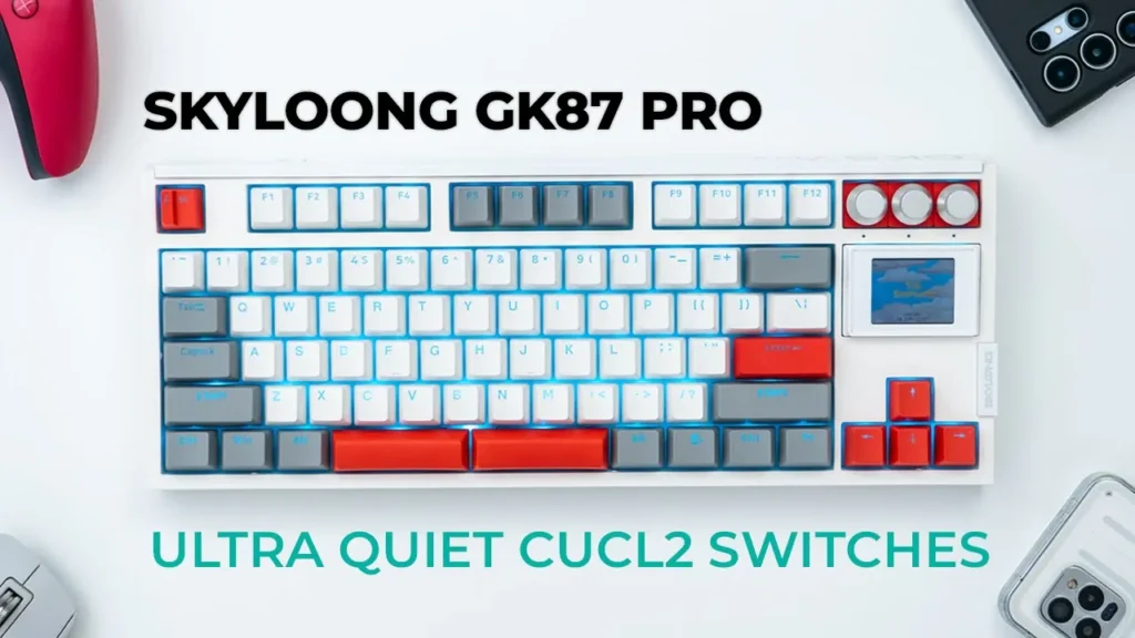 Video thumbnail — Screen! Split Spacebar! Dials! Skyloong GK87 Pro Review Mech Keyboard! ⌨️
