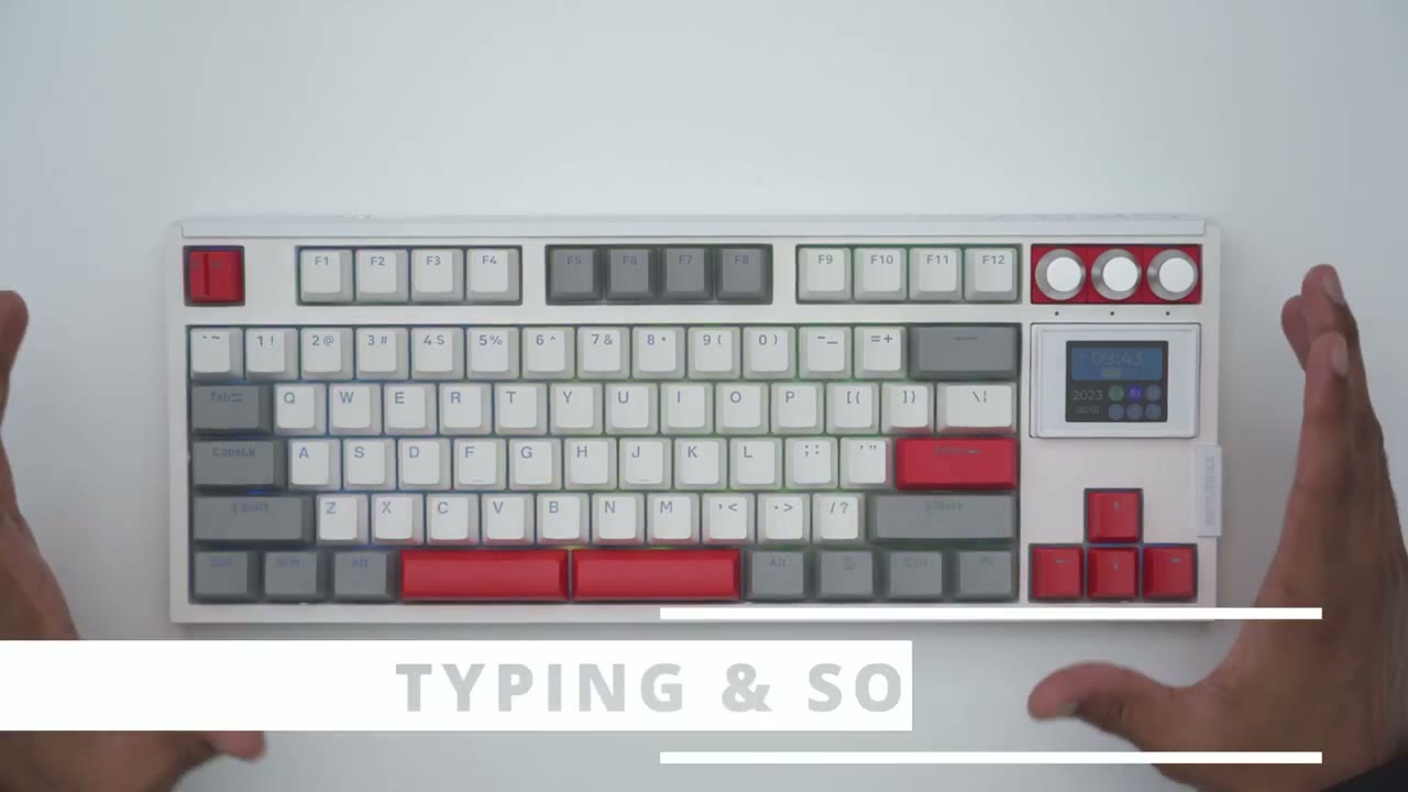 Screenshot — Typing & Sounds