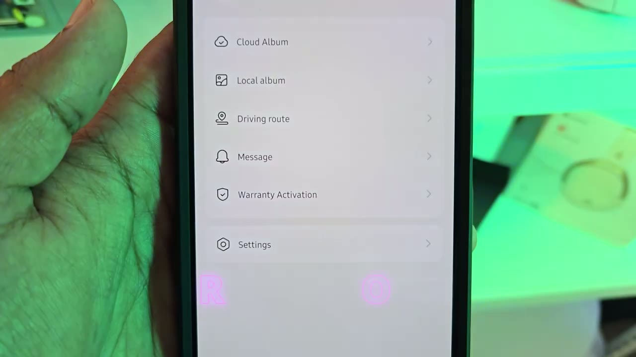 Screenshot — GPS Route Logging