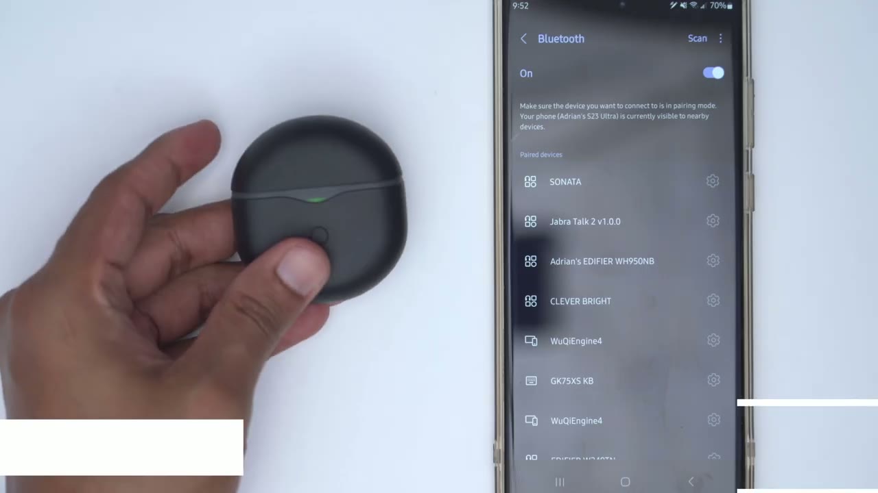 Screenshot — Pairing