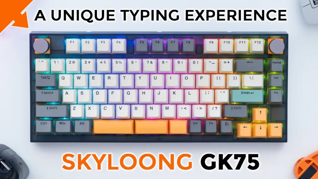 Video thumbnail — Split Spacebar? Dials? Skyloong GK75 Mechanical Keyboard Review ⌨️