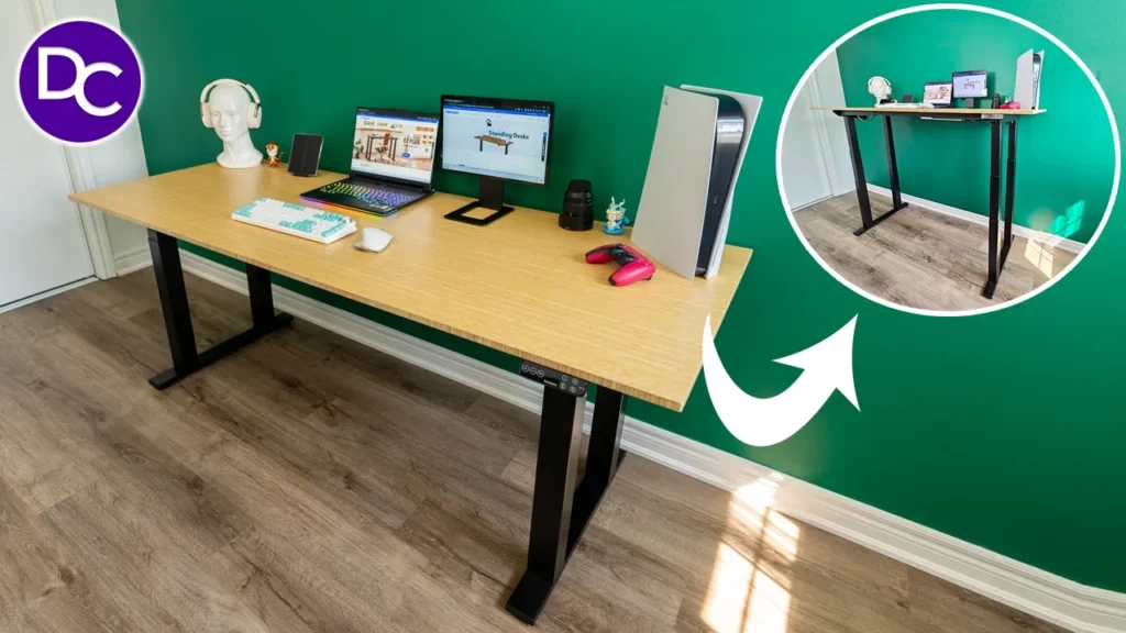 Video thumbnail — STABLE Standing Desk! 540 LBS Support! FlexiSpot E7 Plus Review 💪