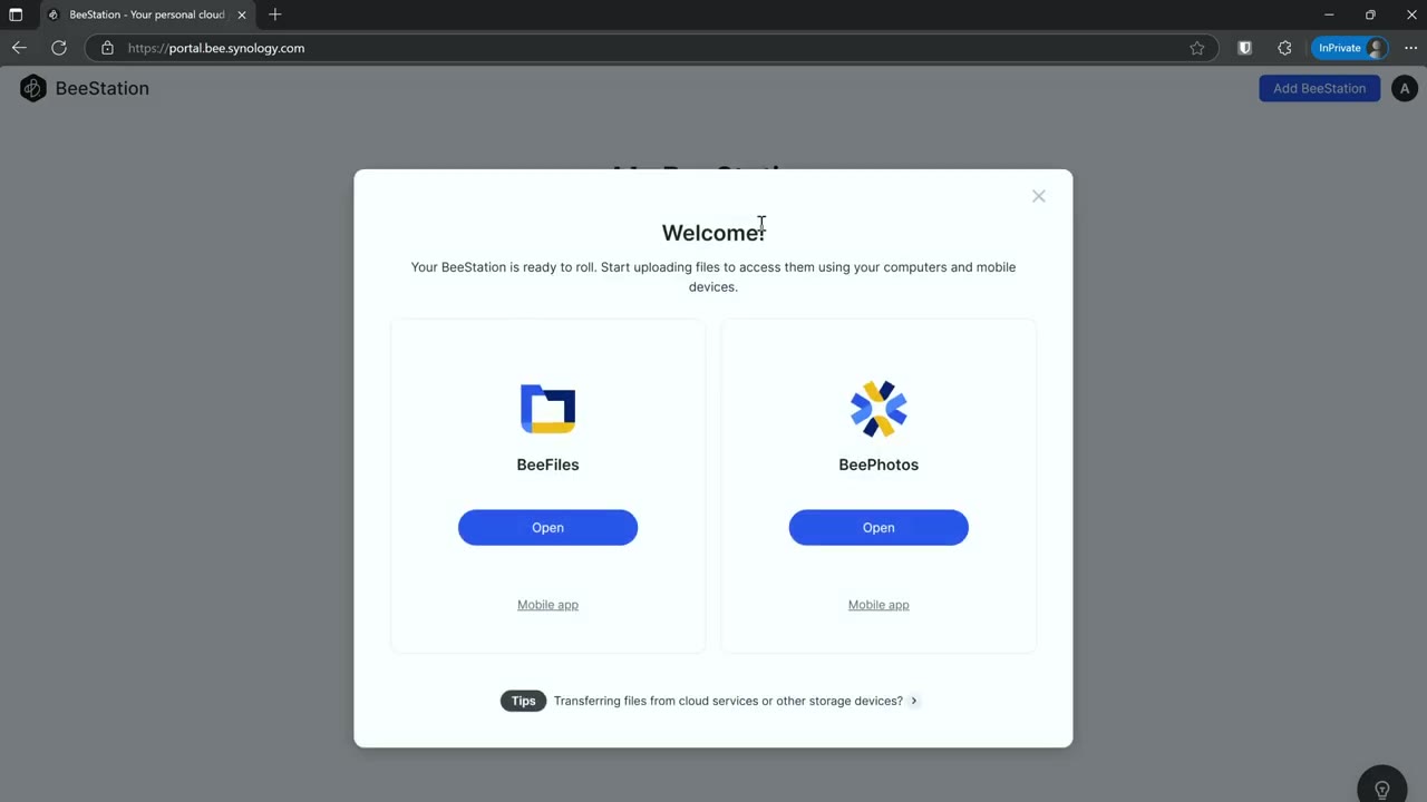 Screenshot — BeePhotos