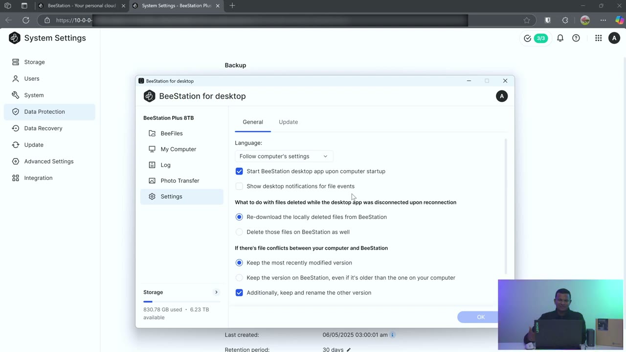 Screenshot — Local Access