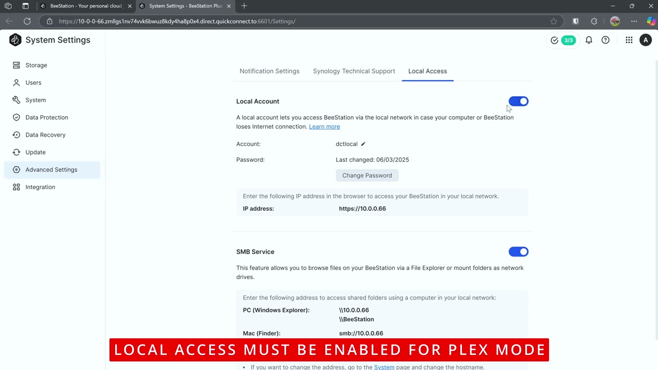 Screenshot — Backup Options