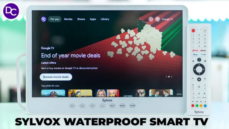 Video thumbnail — Take Your TV ANYWHERE! 📺 Sylvox Smart 15.6" Waterproof Portable TV!