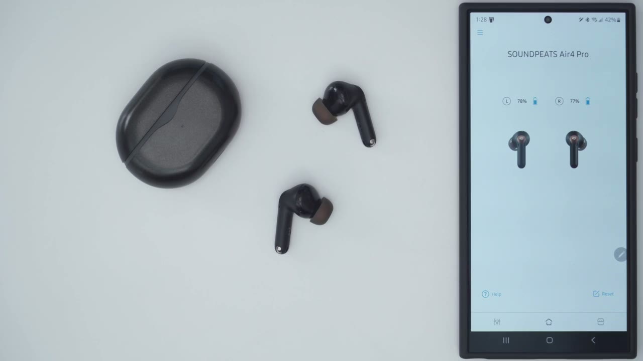 Screenshot — Soundpeats App