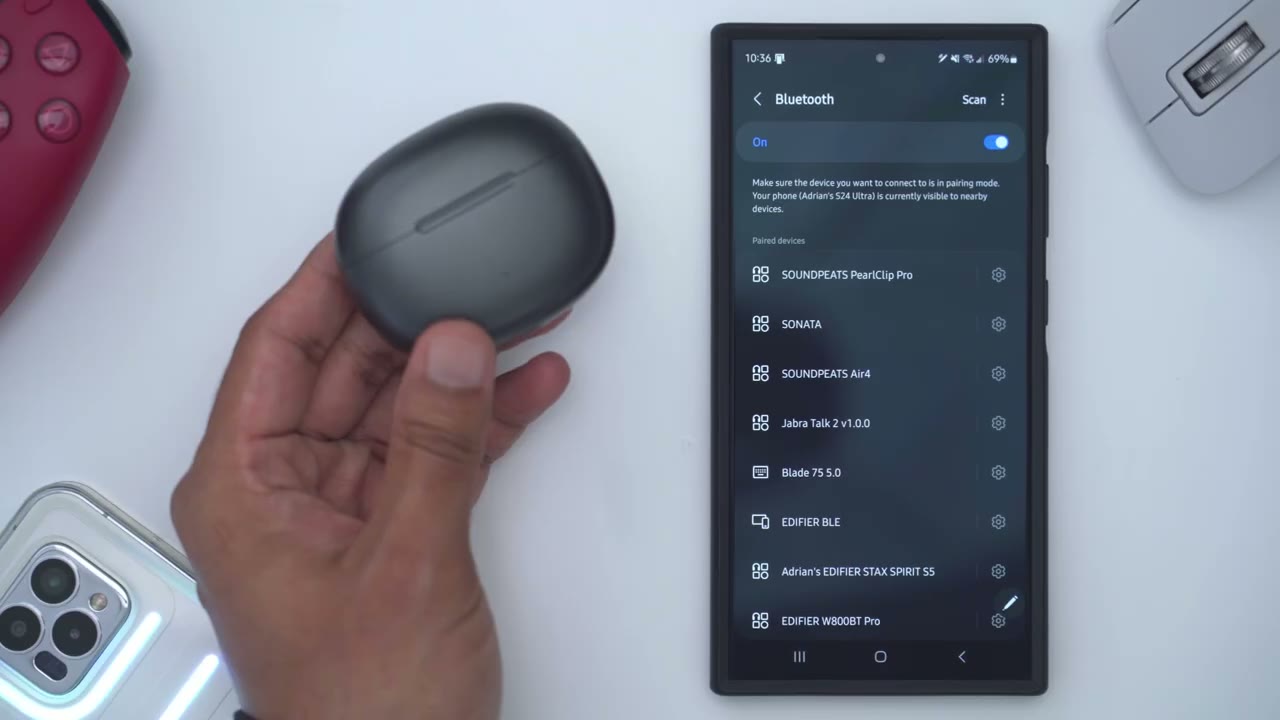 Screenshot — Bluetooth Pairing