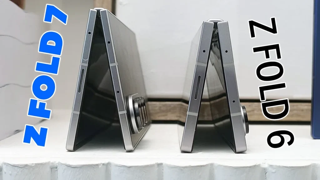 Video thumbnail — Thinner & Lighter! Samsung Z Fold 7 vs Z Fold 6 Hands ON!