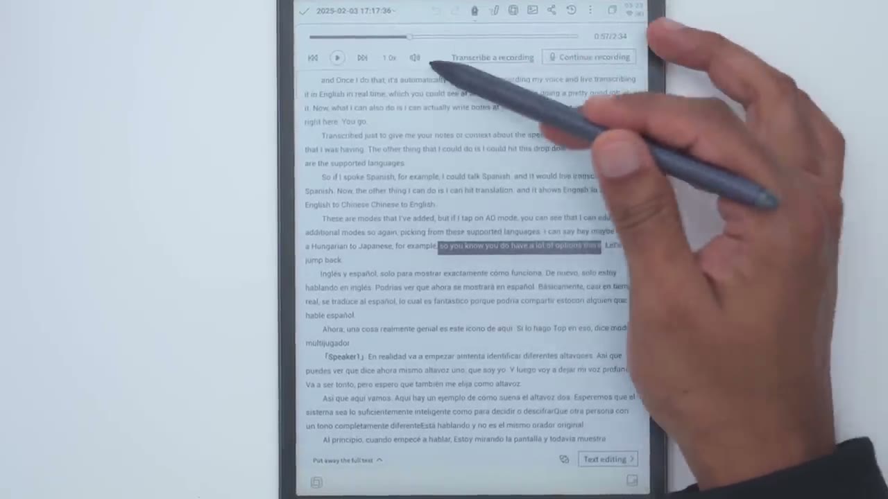 Screenshot — AI Summaries
