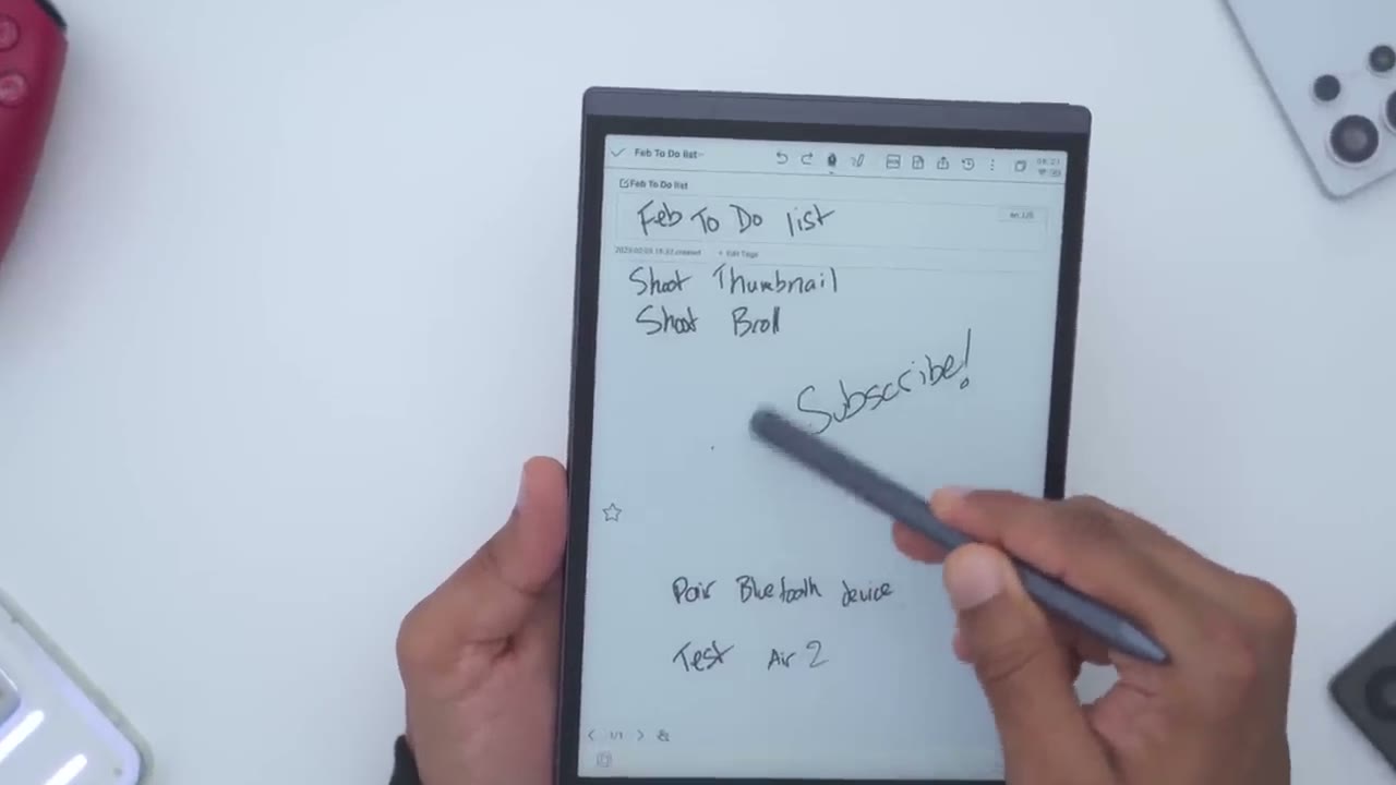 Screenshot — Bluetooth Pairing