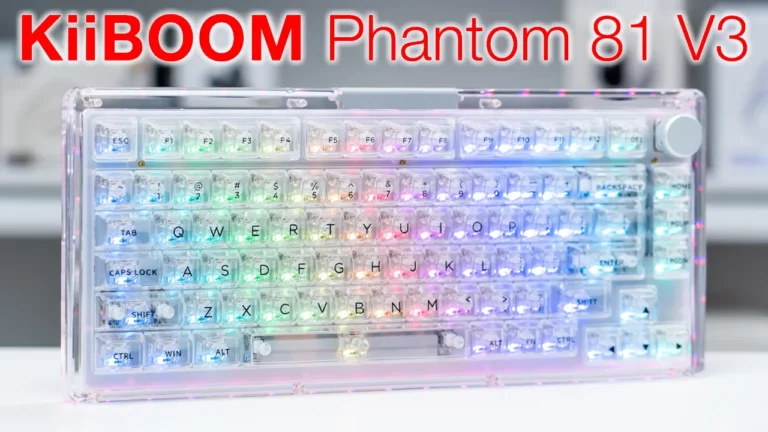 Video thumbnail — THIS Mechanical Keyboard TRULY Shines! ⌨️ ✨ Kiiboom Phantom 81 V3 Review