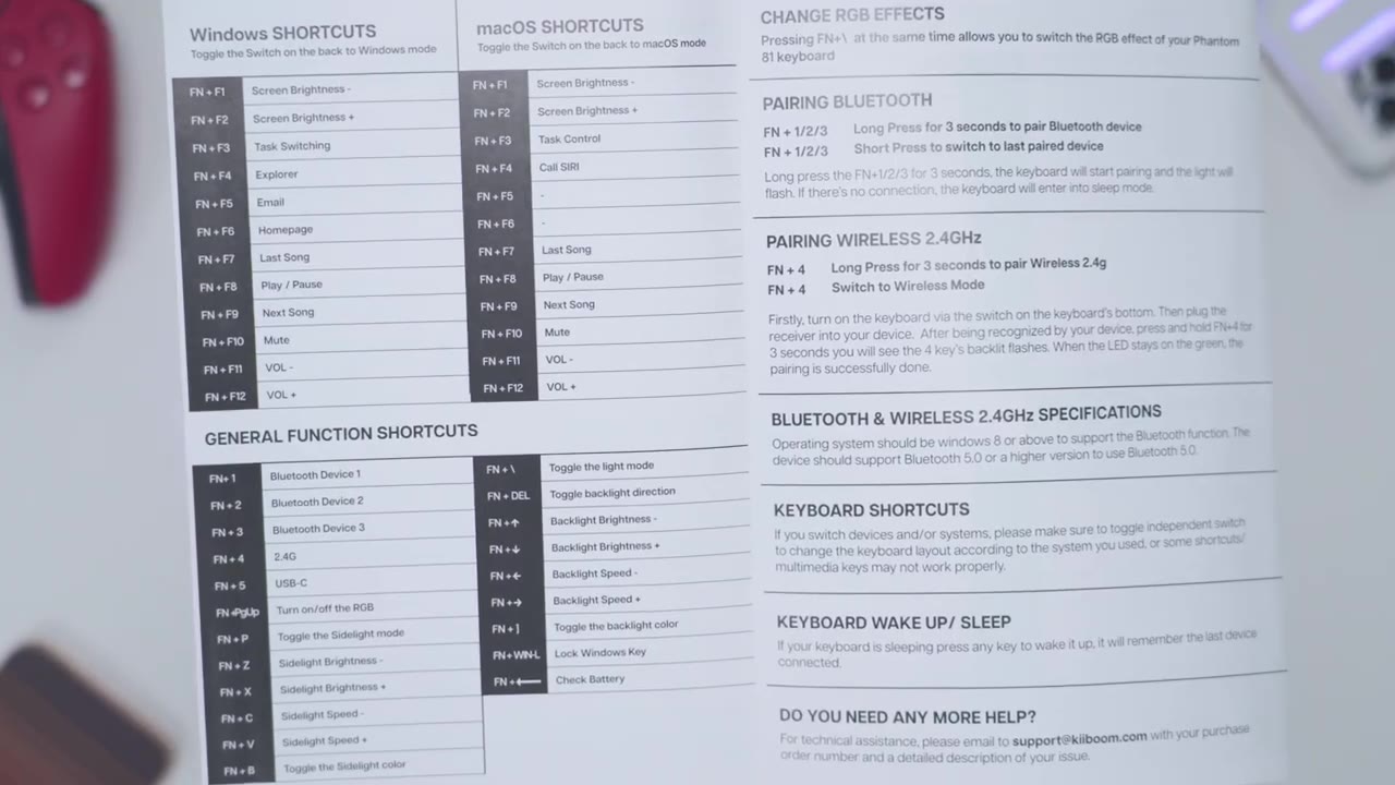 Screenshot — KiiBOOM Driver Software