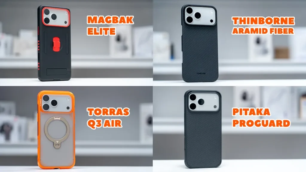 Video thumbnail — Top 4 PREMIUM iPhone 17 Pro Max Cases You Should Check Out!