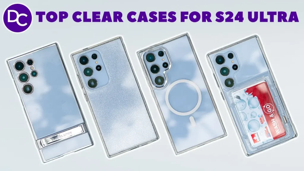 Video thumbnail — Top *CLEAR* Cases for Samsung Galaxy S24 Ultra! Magsafe Too! 📱