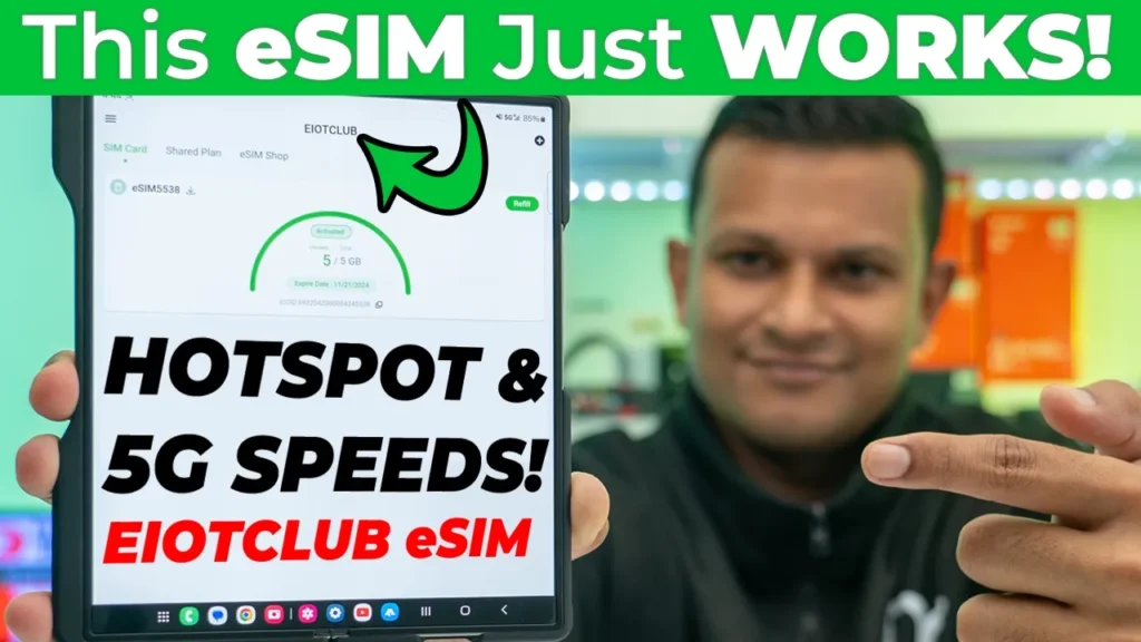 Video thumbnail — Travel Smarter! 🚀 Fast 5G Global eSIM – EIOTClub eSIM Review