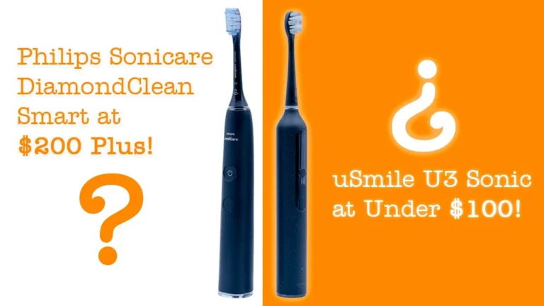 Video thumbnail — uSmile U3 Toothbrush vs Philips Sonicare DiamondClean Smart Toothbrush Review
