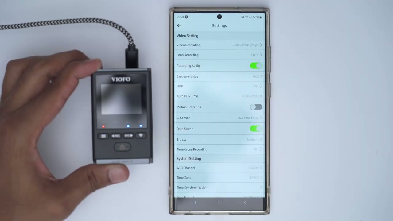 Screenshot — App Settings