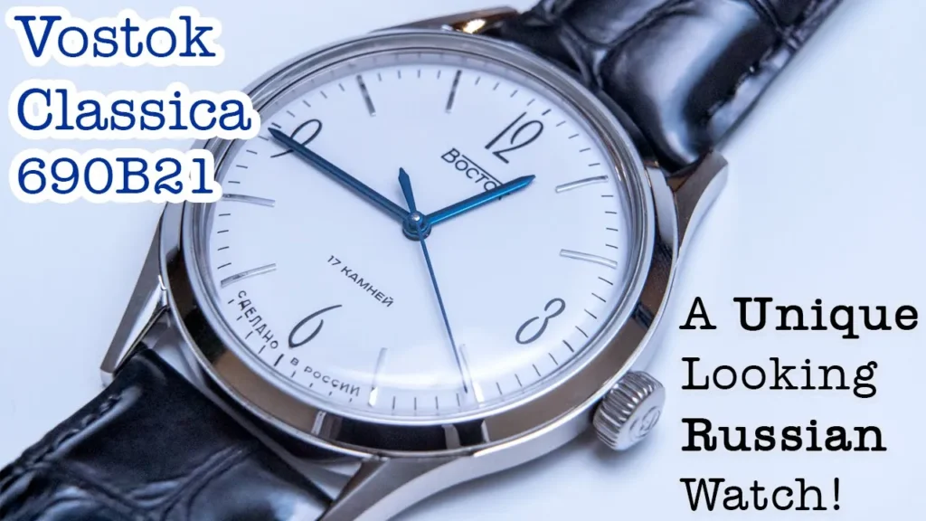 Video thumbnail — Vostok Classica 690B21 Review in 4K - Unique & Cleanly Designed Dress Watch!