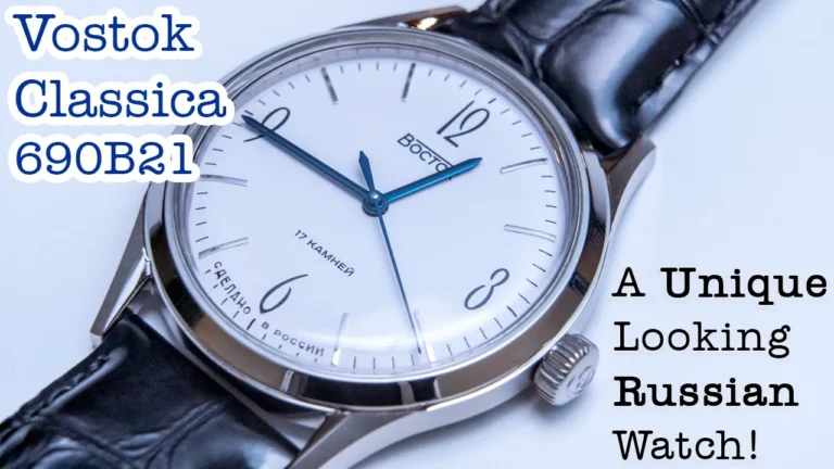 Video thumbnail — Vostok Classica 690B21 Review in 4K - Unique & Cleanly Designed Dress Watch!