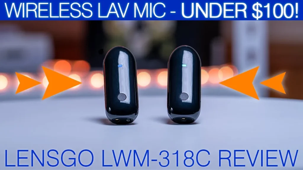 Video thumbnail — Wireless Lav Mic System For Under $100! LensGo LWM 318C Review